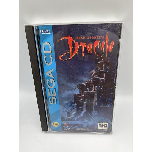 Bram Stoker's Dracula (Sega CD, 1993) W/ Case, Manual. CIB - Picture 2 of 10